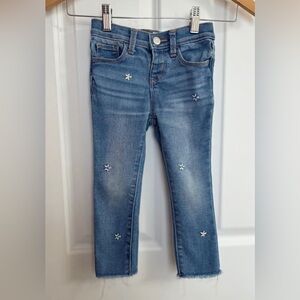 Old Navy Rockstar Floral Jeggings | Size 3T | Stretch Denim Toddler Pants